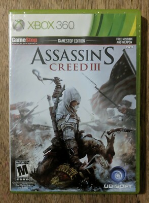 ASSASSINS CREED lll (Gamestop Edition) - Microsoft Xbox 360