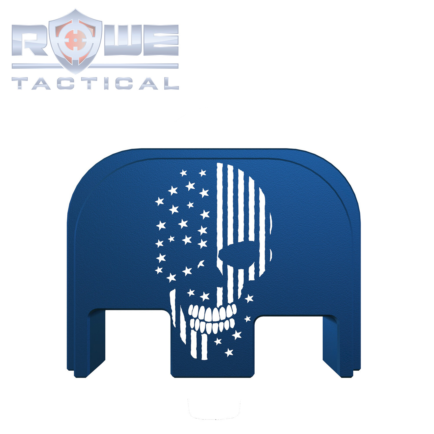 Rowe Tactical Rear Slide Plate for Glock Gen 1-5 – Blue – American