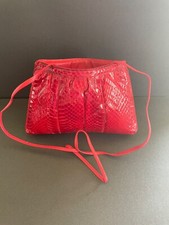 Palizzio Bright Red Alligator Bag