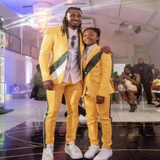 Splicing Men's Suits Peak Lapel Wedding Groom Tuxedos Prom Party Blazers Pants