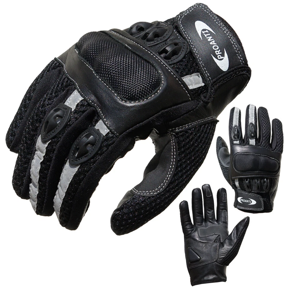 Motorradhandschuhe von PROANTI Motorrad Handschuhe Sommer Gr XS-XXXL - Bild 1 von 1