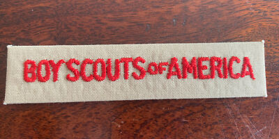 BOY SCOUTS OF AMERICA STRIP PATCHES LOT OF 2 FREE SHIPPING 