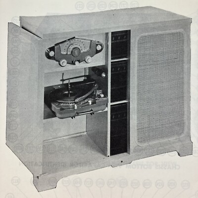 1956 Zenith HiFi HFX1284E + Service Wire Schematic Repair Manual Sam s Photofact