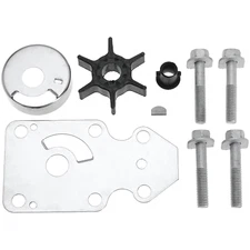 Water Pump Impeller Repair Kit for Yamaha 9.9 15 HP 63V-W0078-01-00 & 18-3433