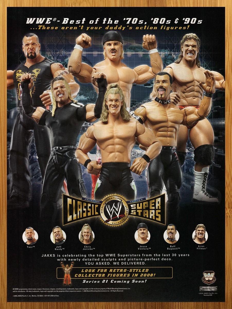 2008 WWE Classic Superstars Action Figures Print Ad/Poster Chris