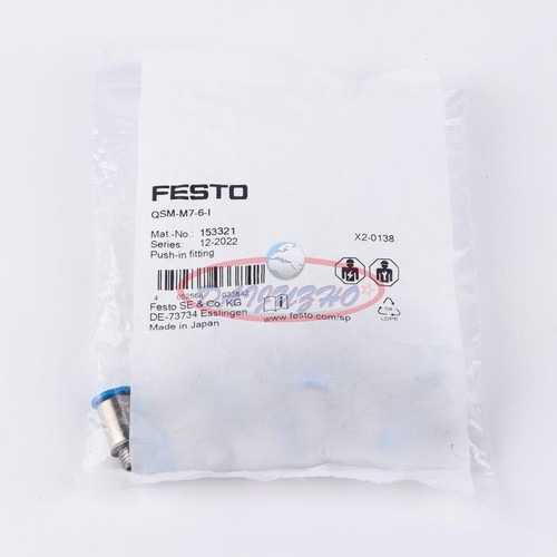 10 Pezzi Raccordi FESTO 153321 QSM-M7-6-I | Per Tubi Aria Compressa | Professionali - Foto 4