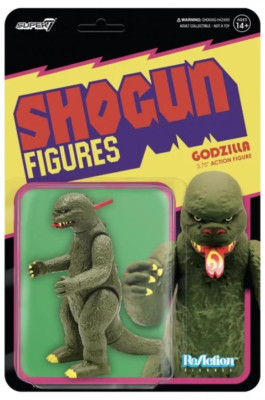 Super7 Godzilla ReAction Shogun Action Figur Dark Green 10 cm Neu