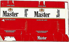 Master - Vintage Cigarette Collection - Brazil 🇧🇷 - 70s - Empty Pack