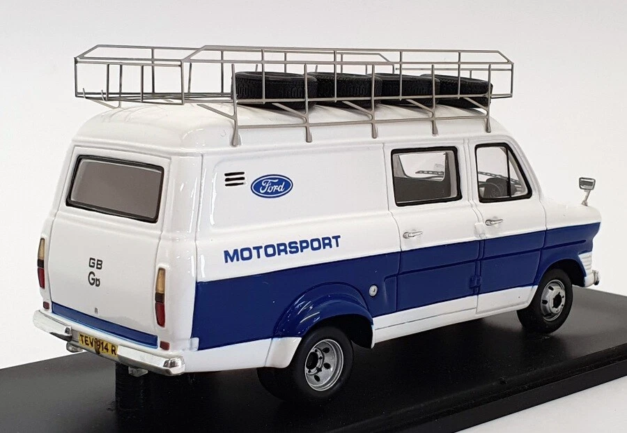 Spark 1 43 Scale S0292 1979 Ford Transit Motorsport White Blue