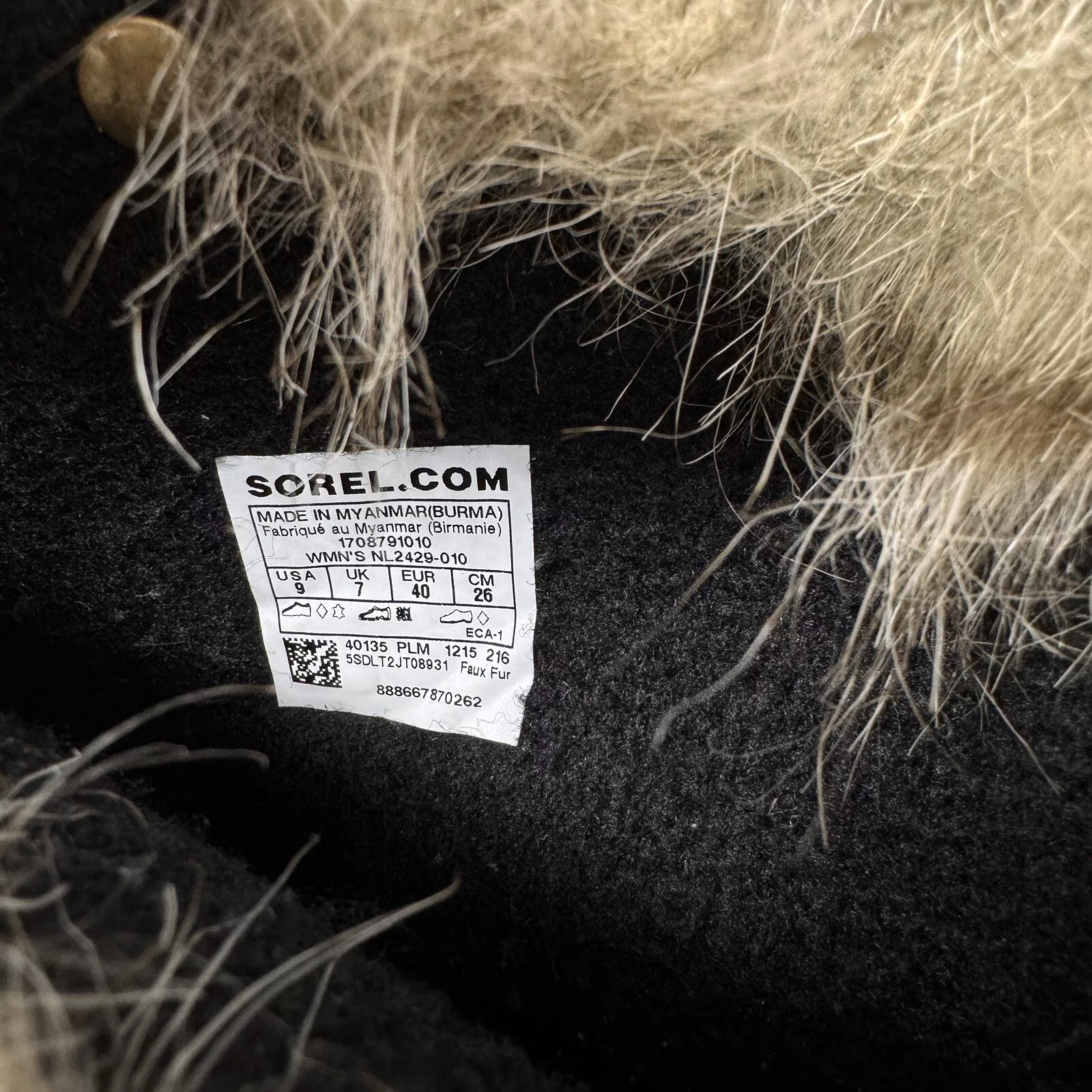 sorel joan of arctic insulated faux fur leather snow boots
