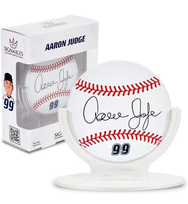 Signables Collectible - 4'' - Baseball Gifts Lot Of 10 Different, Aaron Judge Etc