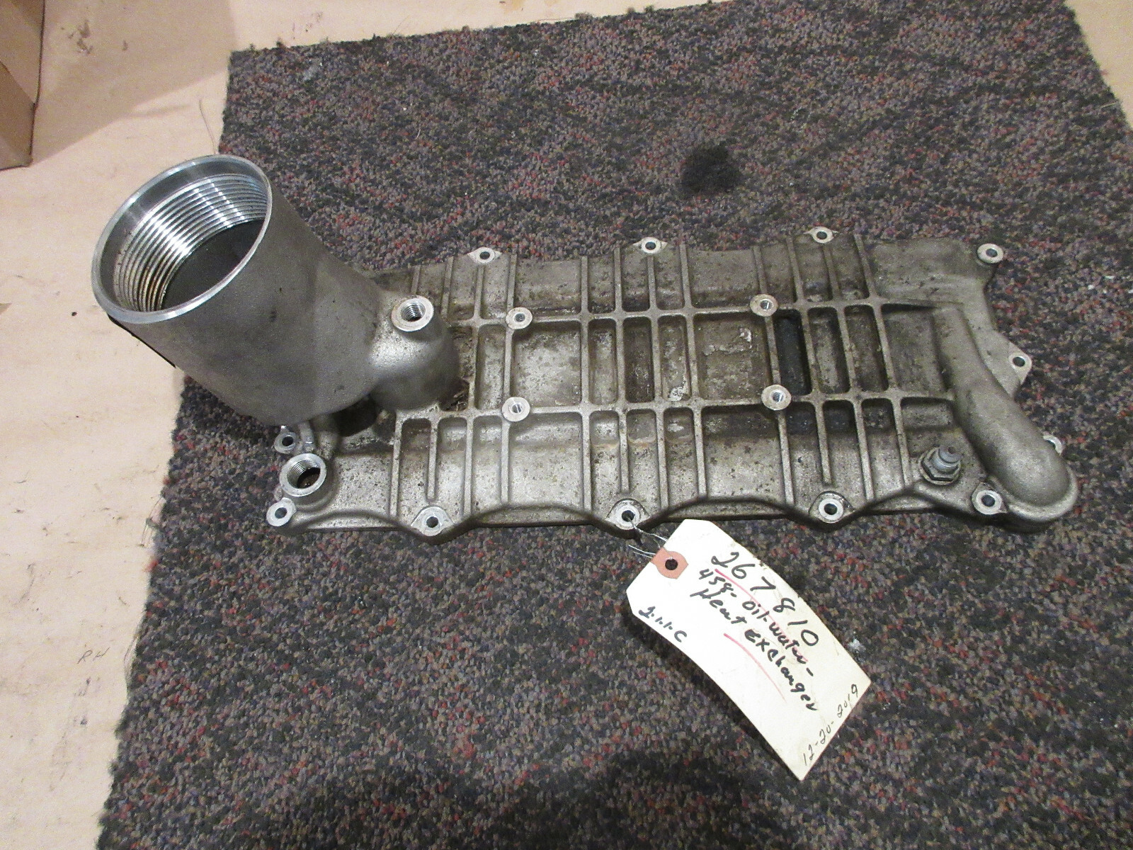 Ferrari 458 - Water / Oil Heat Exchanger Cover - P/N 267810
