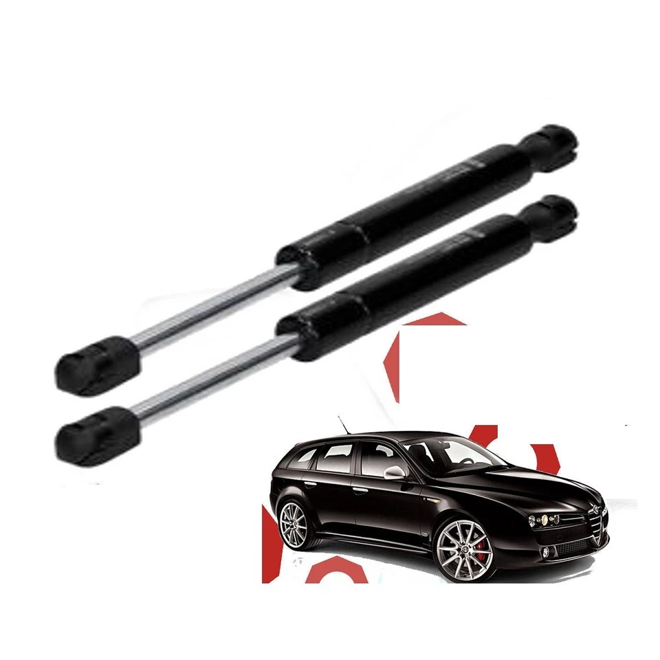 COPPIA KIT MOLLE A GAS PISTONCINI COFANO POSTERIORE ALFA 159 SW DAL 2005 IN POI