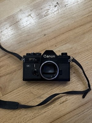 Canon FTb QL 35mm SLR Film Camera Body Black Tested Working From Japan READ BIO