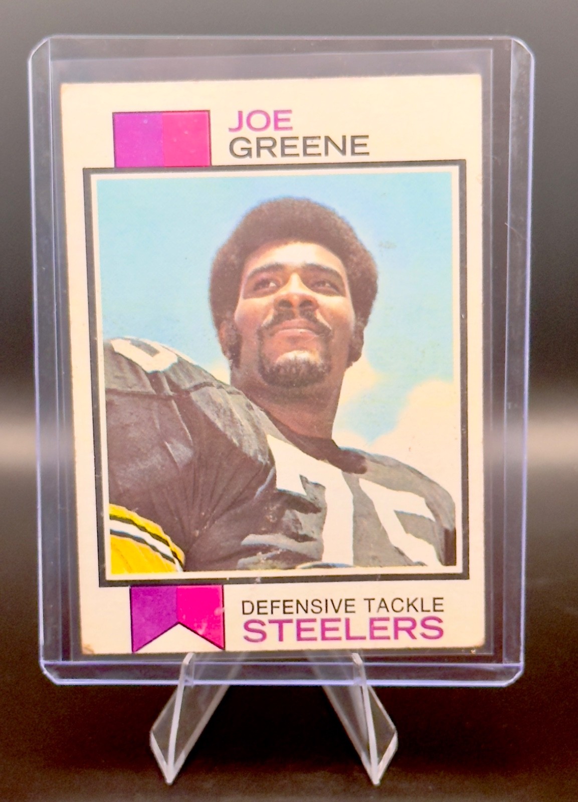 1973 Topps - Joe Greene #280 Pittsburgh Steelers, MEAN JOE GREENE