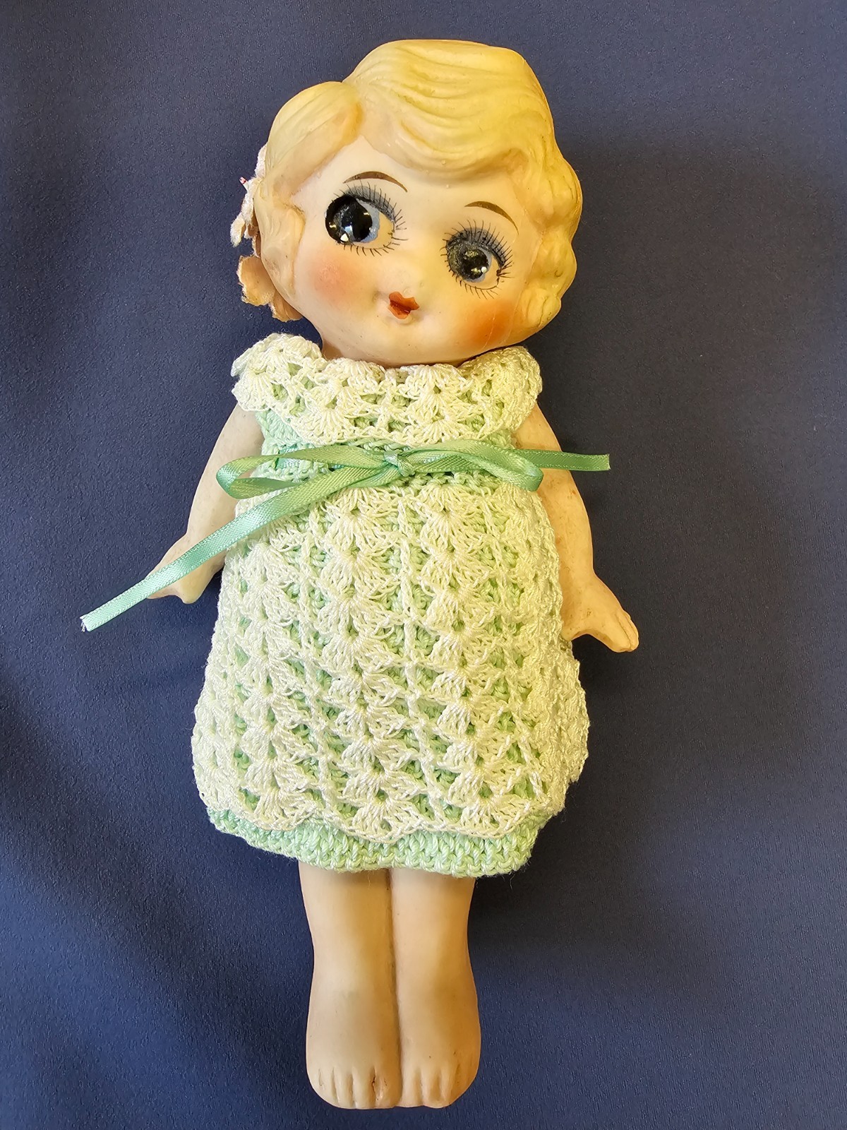Vintage Flapper Doll.  Japan Porcelain 1920's - 1930's