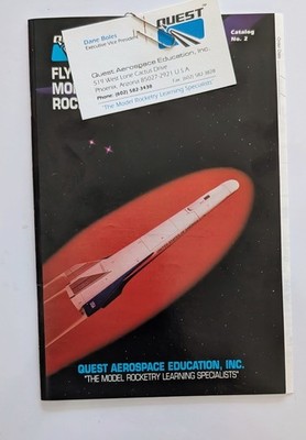 Quest 1993 Flying Model Rockets Catalog