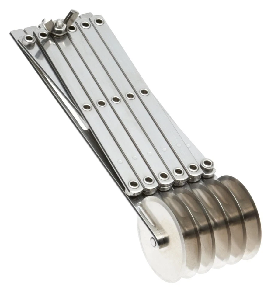 Ateco 6 Wheel Stainless Steel Expandable Pastry Cutter For Even Cuts 2 1 8 Inch - Image 2 of 4