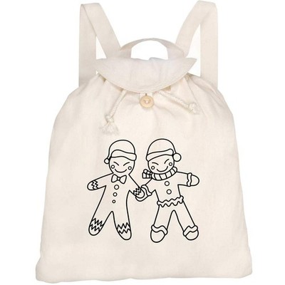 Canvas-Rucksack / Backpack ''Gingerbread Friends'' (RK00042479)