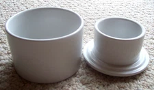 Now Designs White Porcelain Butter Bell