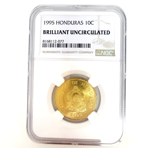 1995 Honduras 10 Centavos NGC Brilliant Uncirculated