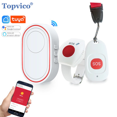 Tuya Emergency Panic Button WIFI for Elderly Alarm SOS Bracelet Wireless Caregiv