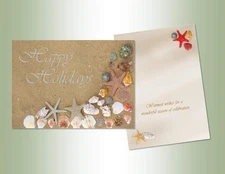 Performing Arts Starfish Holidays Card – Glitter Embellished, Full Color Inside