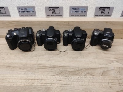 Lot of 4 Digital Cameras - Panasonic, FujiFilm, Kodak - READ