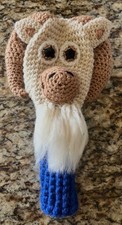 Crocheted Golf Club Cover Goat