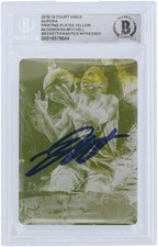 Donovan Mitchell Utah Jazz Signed 2018-19 Panini Court Kings #4 #1/1 BAS Card