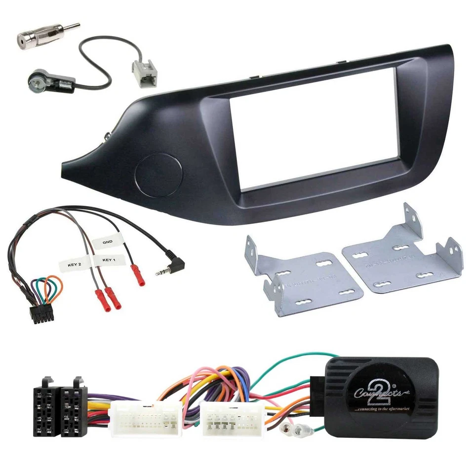 Pioneer 2DIN Lenkrad DAB USB Bluetooth Autoradio für Kia Ceed ab 2012 schwarz oh - Bild 3 von 4