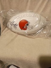 Joe Thomas Autographed Football