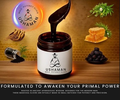 USHAMAN Male Potency Elixir  | GET HARD. STAY HARD   100% Natural   