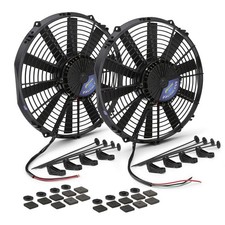 Proform 67038 Brushless Electric Fan 4200cfm Dual 12 Straight Blade Puller Proform 67038 Brushless Electric Fan 4200cfm Dual 12 Straight Blade Puller