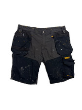 DEWALT PRO STRETCH WORKWEAR SHORTS SIZE 36 HOLSTER POCKETS GREY/WU3