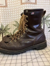 DANNER Brown RainForest Leather Gore Tex Boots 200g GTX 10800 USA Mens Size 12 D