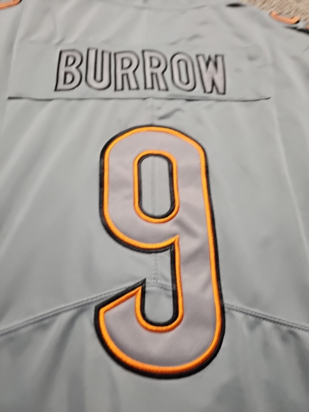 JERSEY NIKE COLORES INVERTIDOS JOE BURROW CINCINNATI BENGALS #9 NIKE NFL PARA HOMBRES 4XL