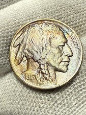 1913 Buffalo Nickel, Greatly Struck Superb Gem BU++ Toned