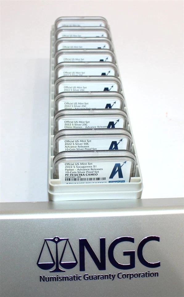 2022-S US Silver Proof Set NGC PF 70 Ultra Cameo Advance Release 10 Coin Set - Image 2 of 4