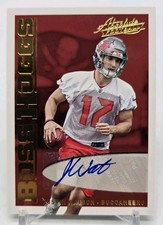 2018 Panini Absolute JUSTIN WATSON Boss Hoggs Rookie RC Auto Tampa Bay Buccaneer