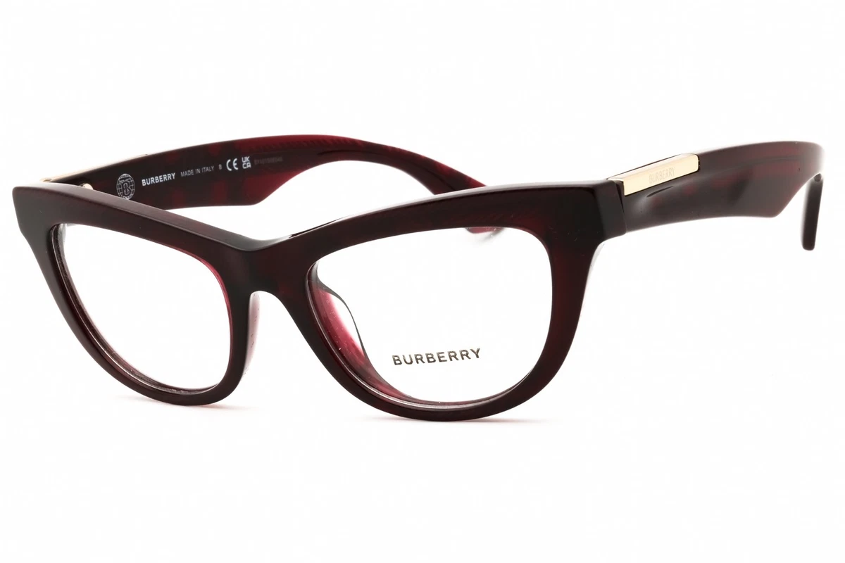 Burberry B2252 3635 eyeglasses red tortoise square full rim framesw/ New Case Burberry Red Eyeglass Frames for sale | eBay main image 2