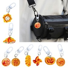 Resin Keychain Cheerful Pretzel Designs Fun Decoration for Everyday Use