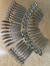 Dansk Graves Studio  Stainless Steel Flatware Set. 3 Piece Serving set