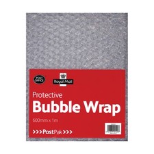 Image of Postpak Protective Bubble Wrap Flat Sheet 600mm x 1m - (Single Sheet) (37728)