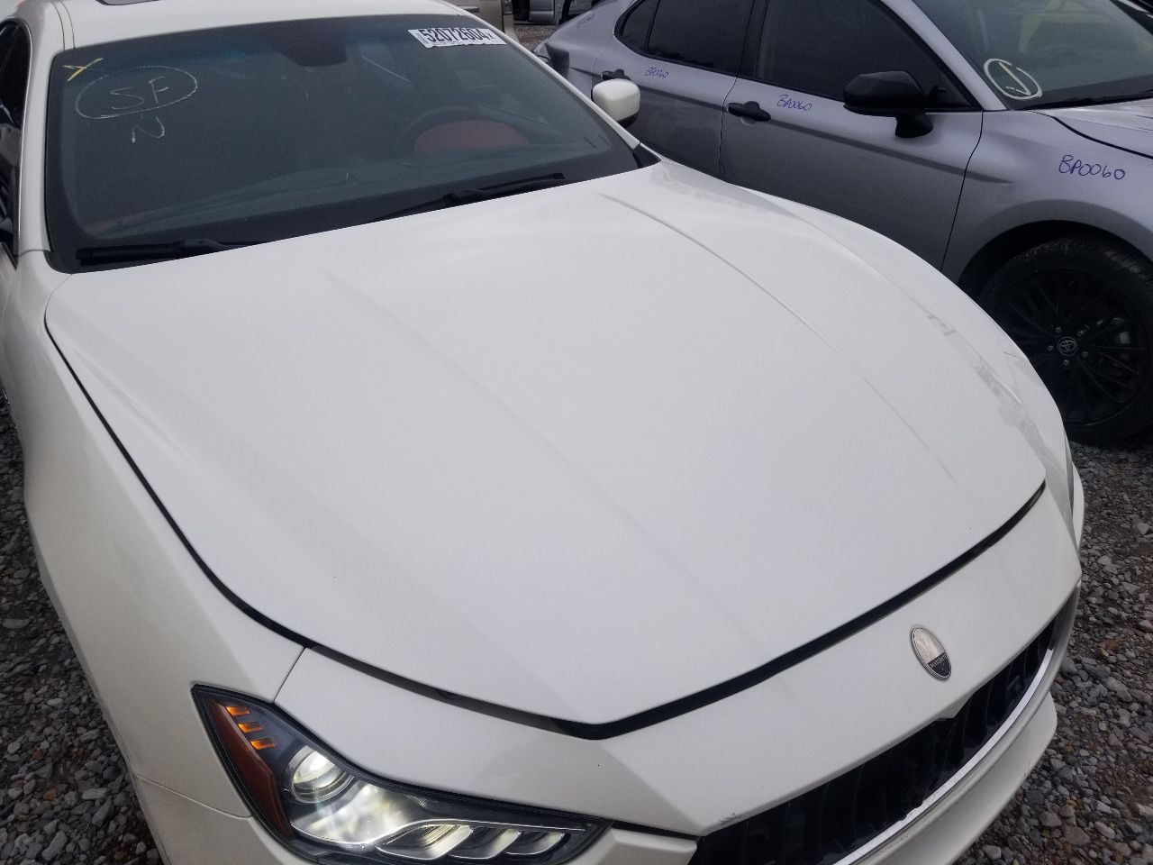 14 2014 MASERATI GHIBLI SQ4 HOOD WHITE 