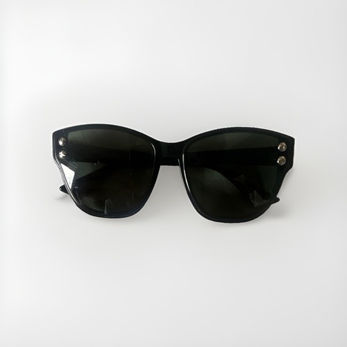 Dior Dior Addict 3 Women’s Cat Eye Sunglasses Black/Black UV400 / no case