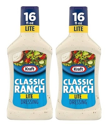 Kraft Lite Classic Ranch Dressing 2 Pack