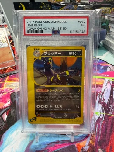 Umbreon 067/092 1st Edition Town On No Map Pokemon PSA 1 *Low Pop*