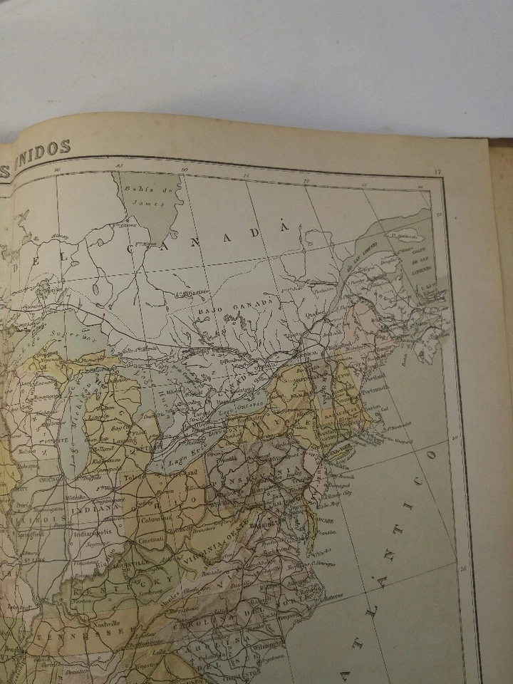 Atlas Geografico de America Estevanez, N.: - Bild 4 von 4