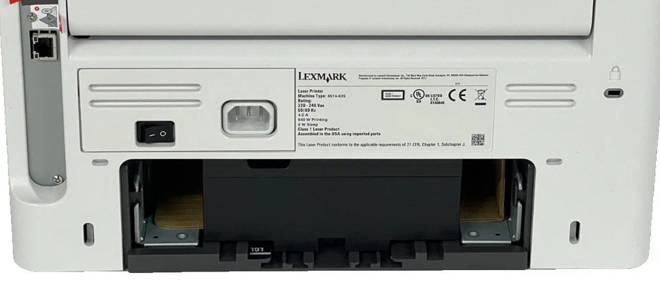SEALED New Lexmark MS610DN Network Ready Laser Duplex Printer 220-240V, Not 110V - Image 4 of 4